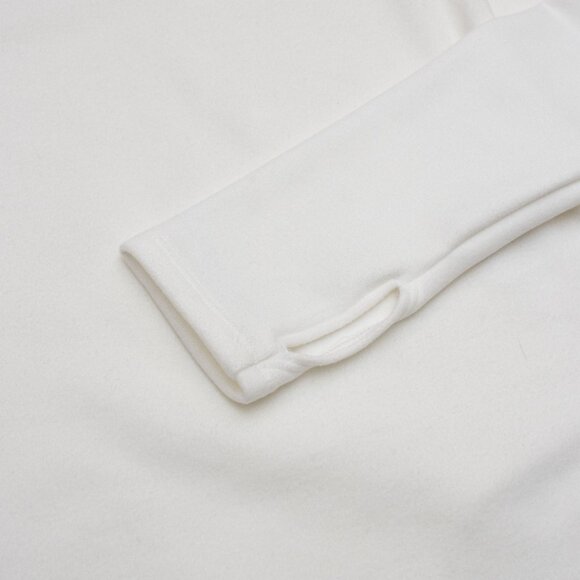 Express Body Contour High Compression Crew Neck Long Sleeve Bodysuit - Picture 2 of 4